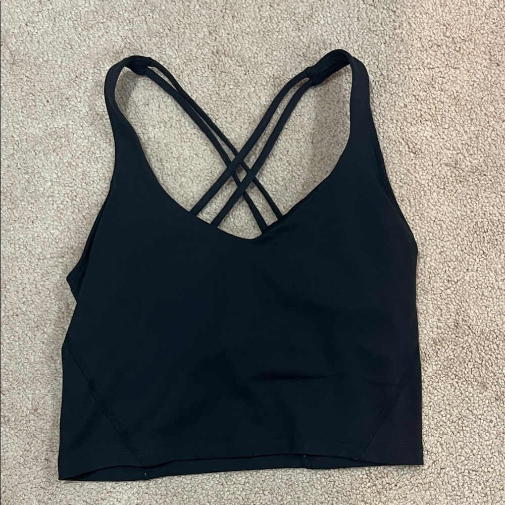 Black Strappy Women's Tank